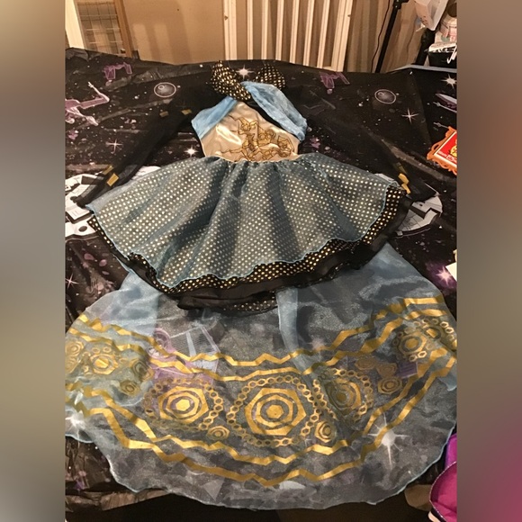 Monster high Frankie stein child costume size medium 8/10 - Picture 1 of 6